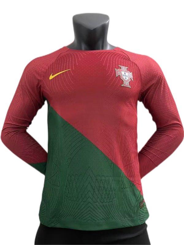 Portugal 2022 World Cup Home Long Jersey(Player)