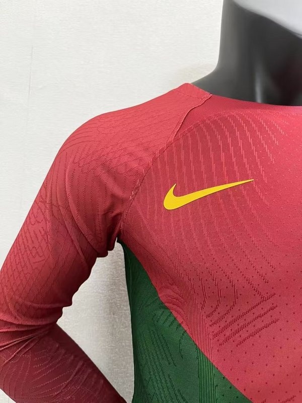 Portugal 2022 World Cup Home Long Jersey(Player)