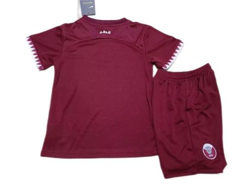 Kids-Qatar 2022 World Cup Home Soccer Jersey