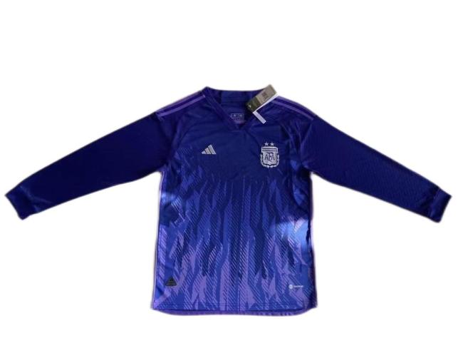 Argentina 2022 World Cup Away Long Jersey