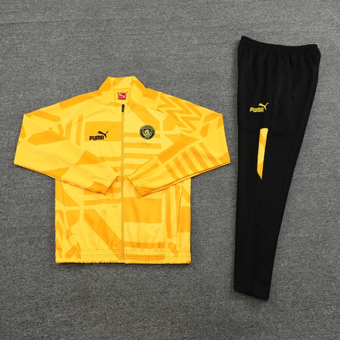 Manchester City 22/23 Tracksuit - Yellow