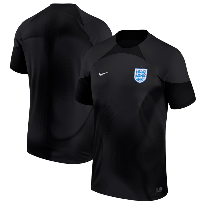 England 2022 World Cup GK Black Soccer Jersey