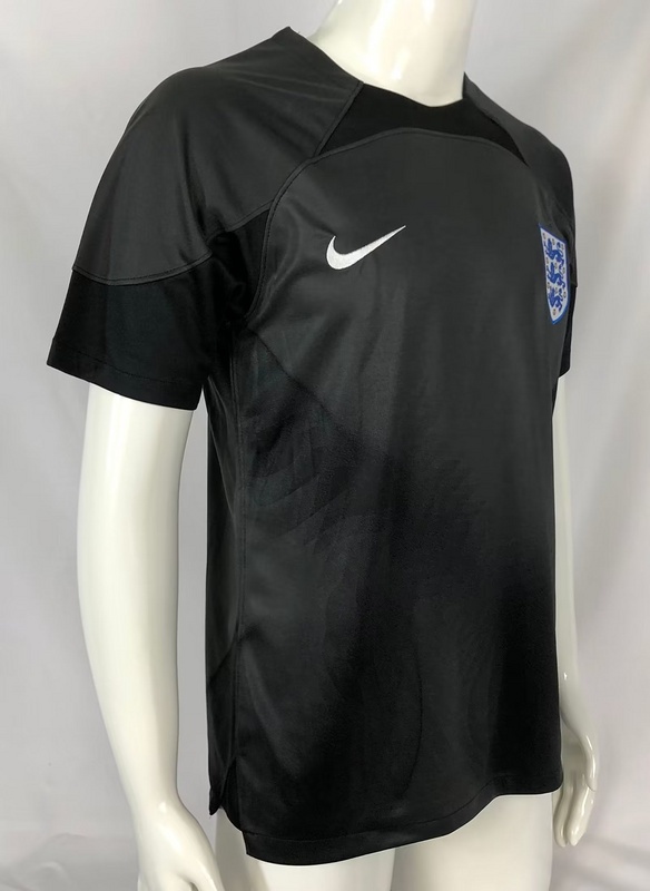England 2022 World Cup GK Black Soccer Jersey