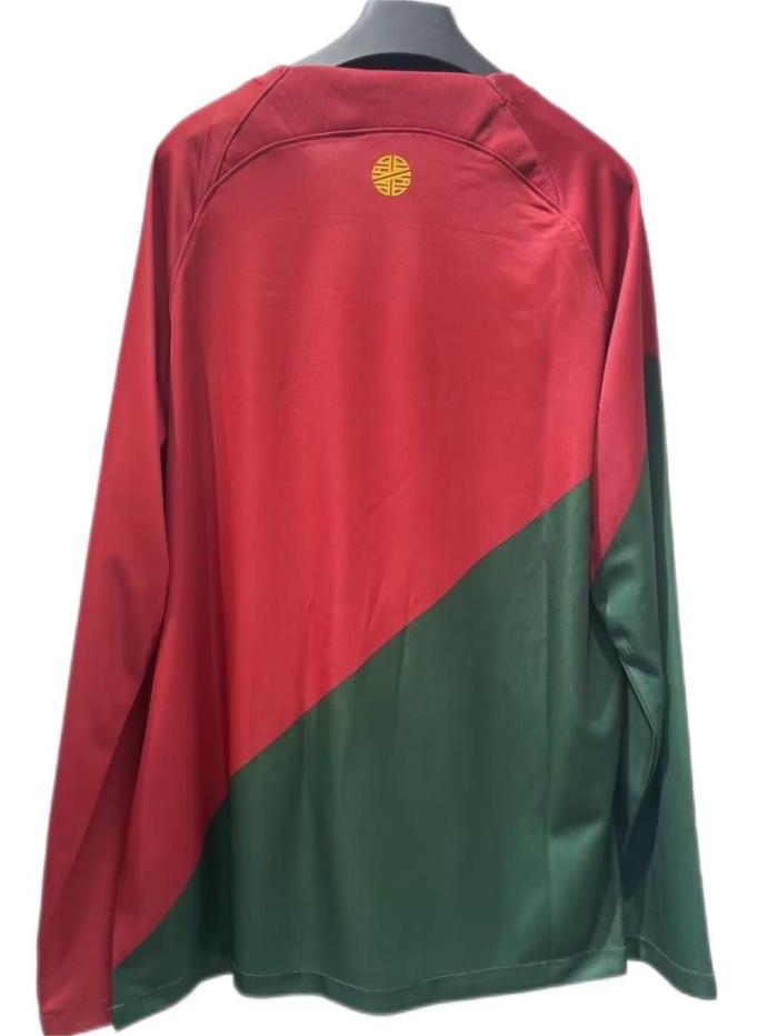 Portugal 2022 World Cup Home Long Soccer Jersey