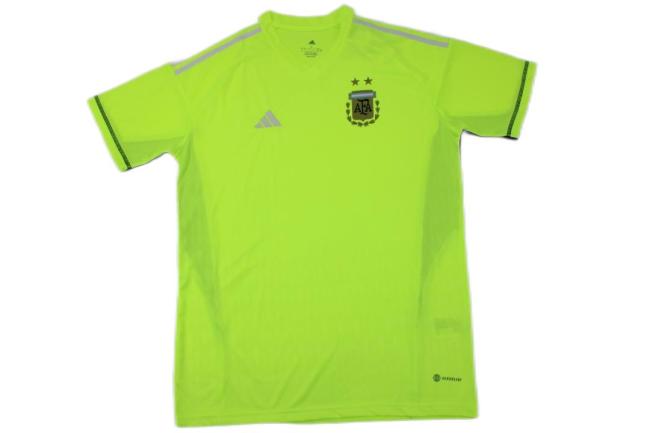 Argentina 2022 World Cup GK Green Soccer Jersey