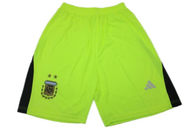 Argentina 2022 World Cup GK Green Soccer Shorts