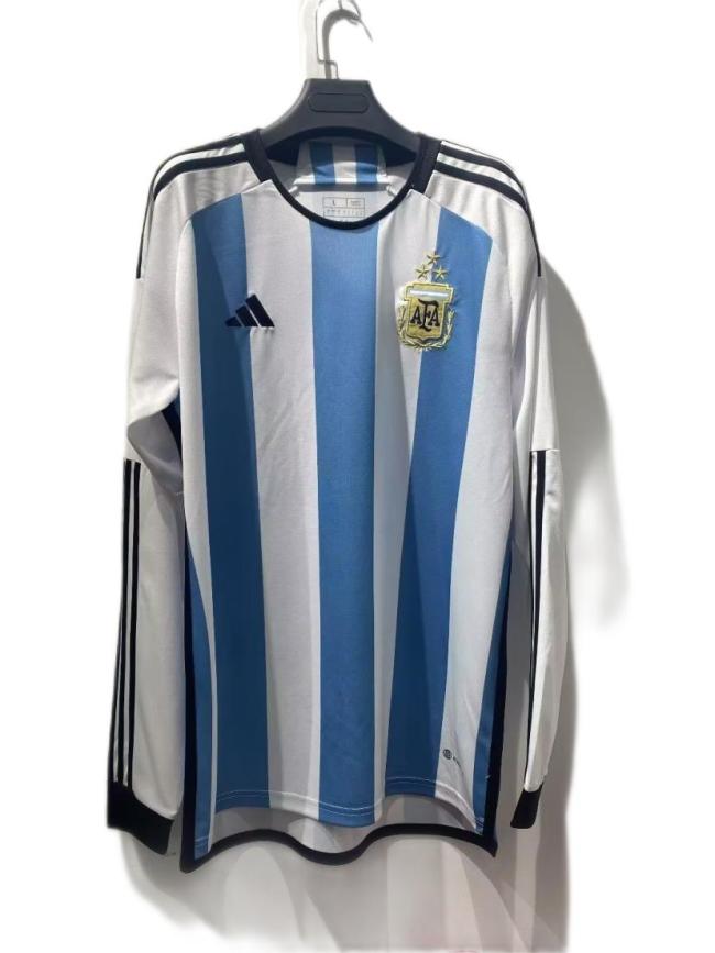 Argentina 2022 World Cup Home 3 stars Long(Player)