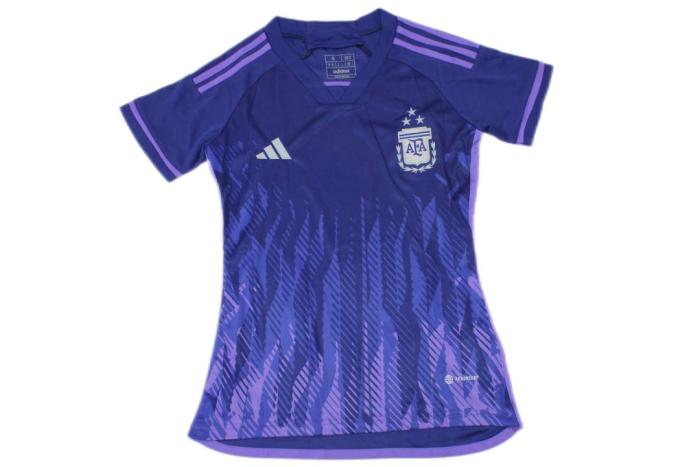 Argentina Woman 2022 World Cup Away 3 Stars Jersey