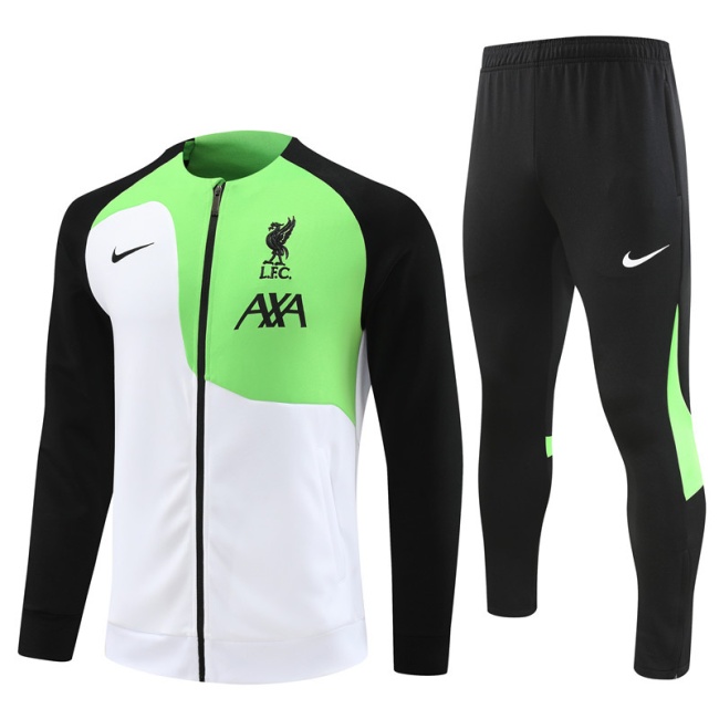 Liverpool 22/23 Tracksuit - White/Green