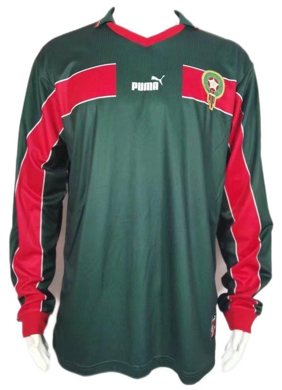 Morocco 1998 World Cup Home Long Jersey