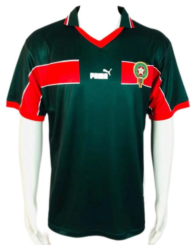 Morocco 1998 World Cup Home Soccer Jersey