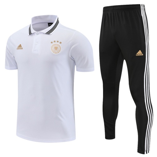 Germany 22/23 White/Golden Training Kit Jerseys