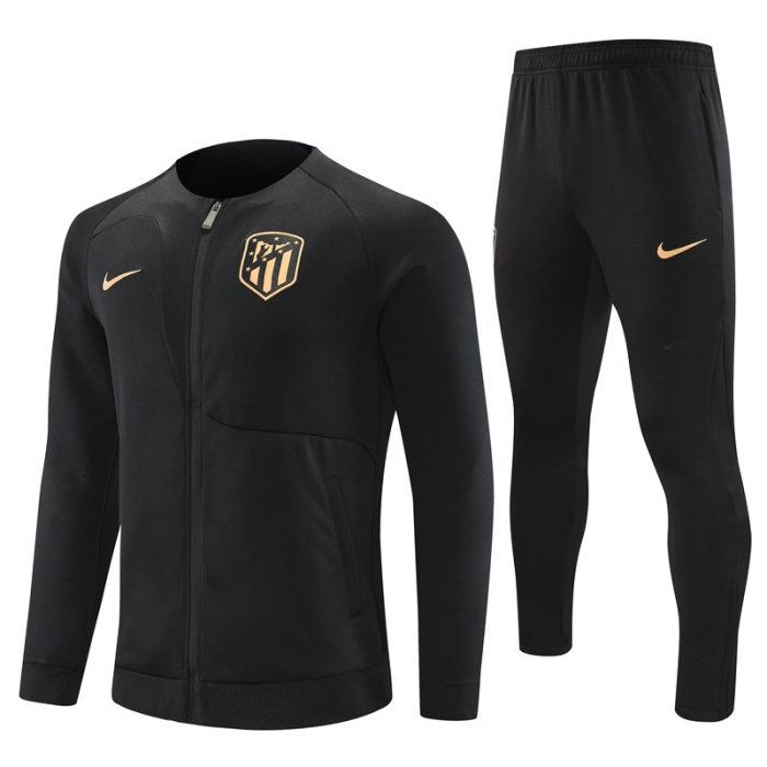 Atletico Madrid 22/23 Tracksuit - Black