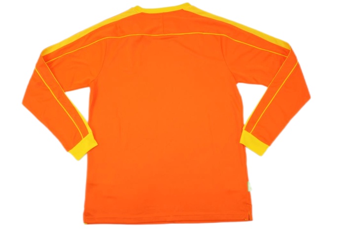 Brazil 1998 World Cup GK Orange Long Soccer Jersey
