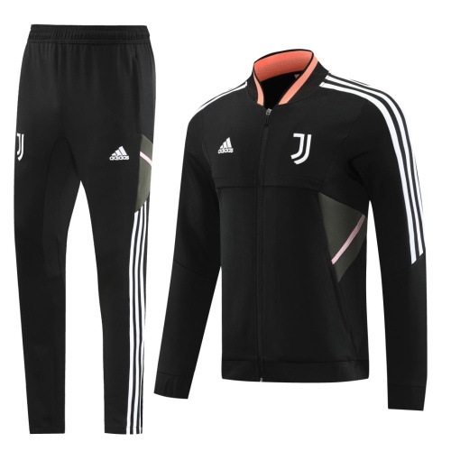 Juventus 22/23 Tracksuit - Black/White/Pink