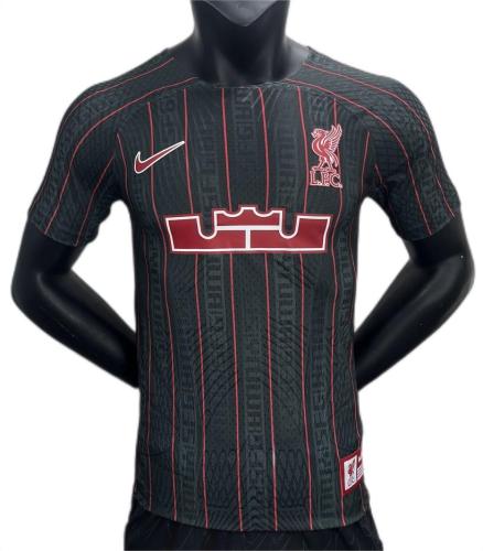 Liverpool 23/24 Joint Black/Red Soccer Jersey(Player