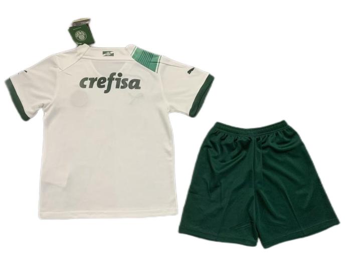 Kids-Palmeiras 23/24 Away White Soccer Jersey