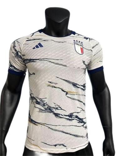 Italy 23/24 Away White Soccer Jersey(Player)