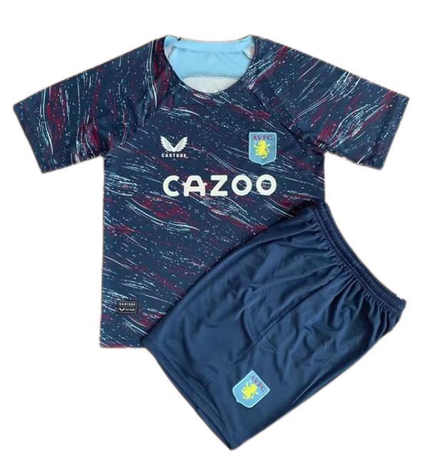 Kids-Aston Villa 23/24 Concept Navy Blue Soccer Jersey