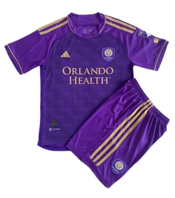 Kids-Orlando City 23/24 Home Soccer Jersey