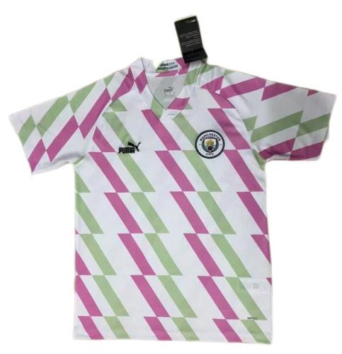 Manchester City 23/24 White/Pink/Green Training Jers