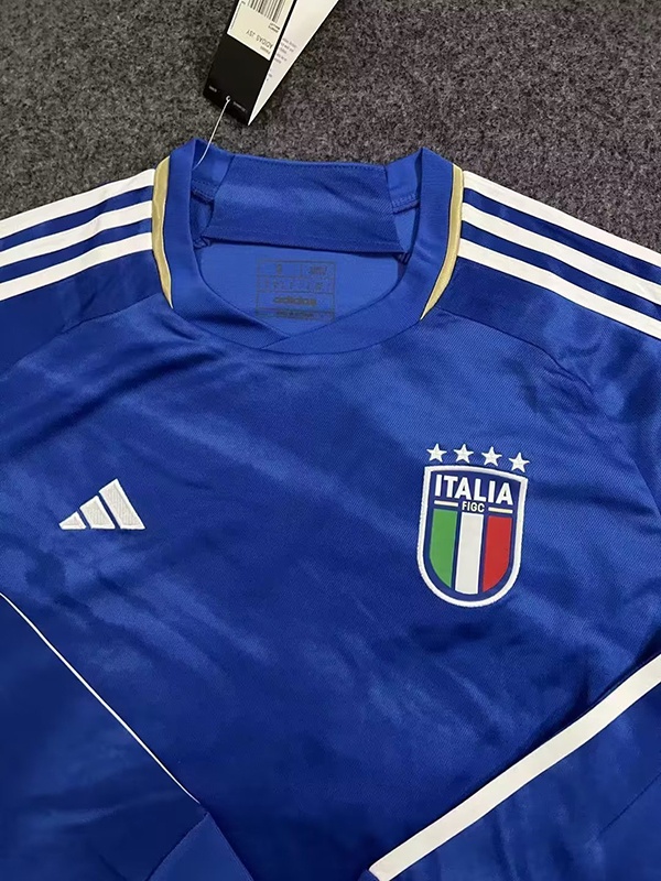 Italy 23/24 Home Long Soccer Jersey