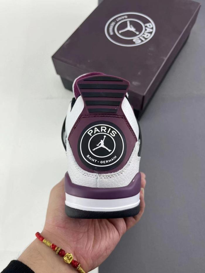 Nike aj4 basketball shoes men's AMM wine red