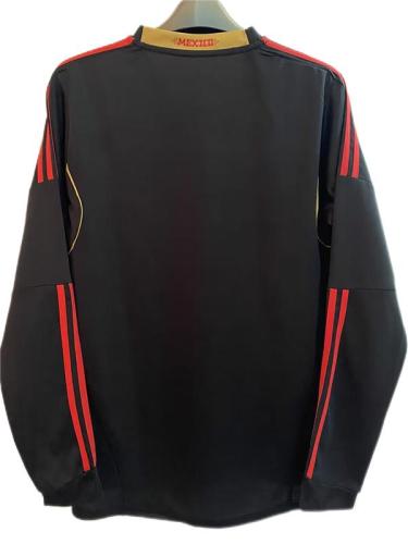 Mexico 11/12 Away Black Long Soccer Jersey