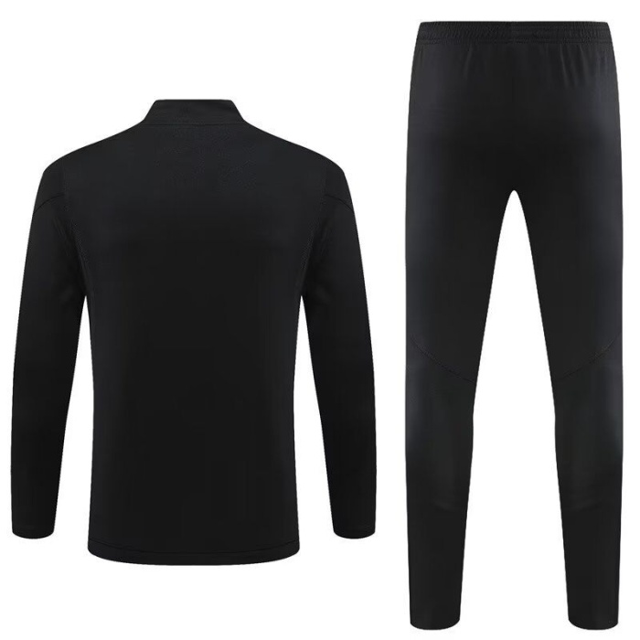 Kids Manchester Utd 23/24 Tracksuit - Black/Red