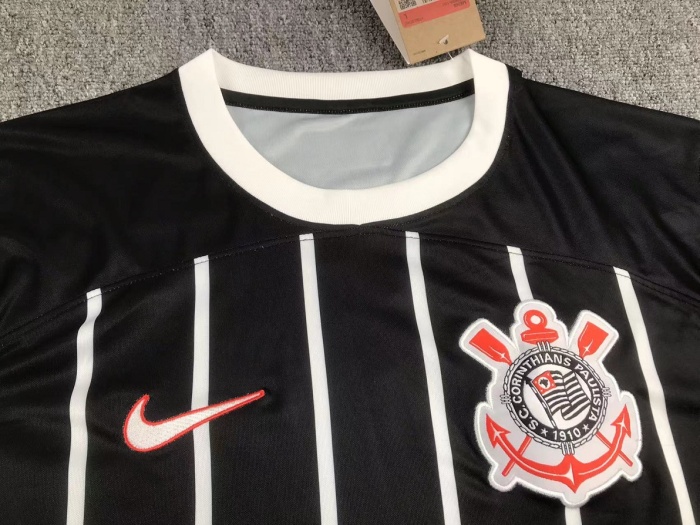 Corinthians 23/24 Away Black/White Soccer Jersey