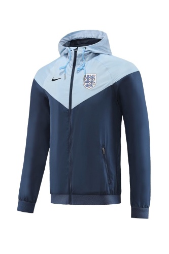 England 23/24 Wind Coat - Dark Blue/Blue