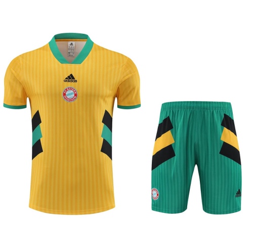 Bayern Munich 23/24 Yellow/Green Training Kit Jersey