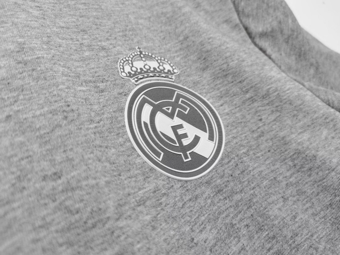 Real Madrid 15/16 Away Grey Soccer Jersey