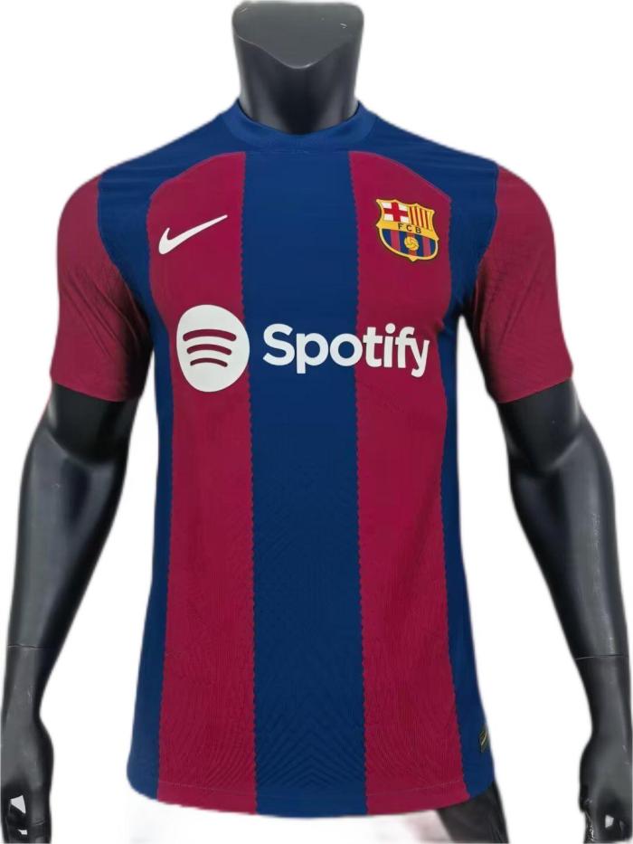 Barcelona 23/24 Home Leaked Soccer Jersey(Player)