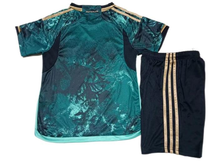 Kids-Germany 2023 Away Green Soccer Jersey