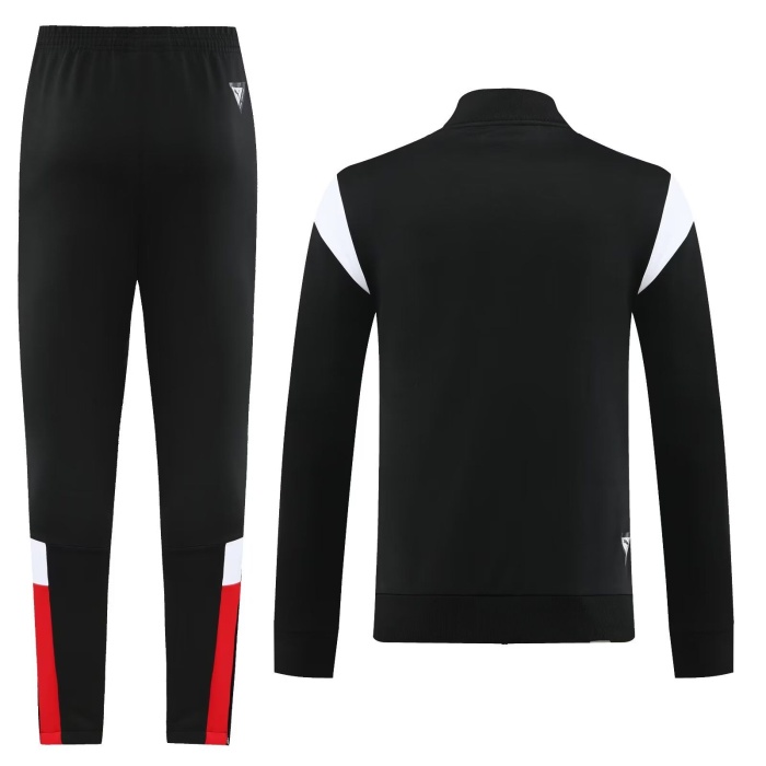 AC Milan 23/24 Tracksuit - Black/Red/White