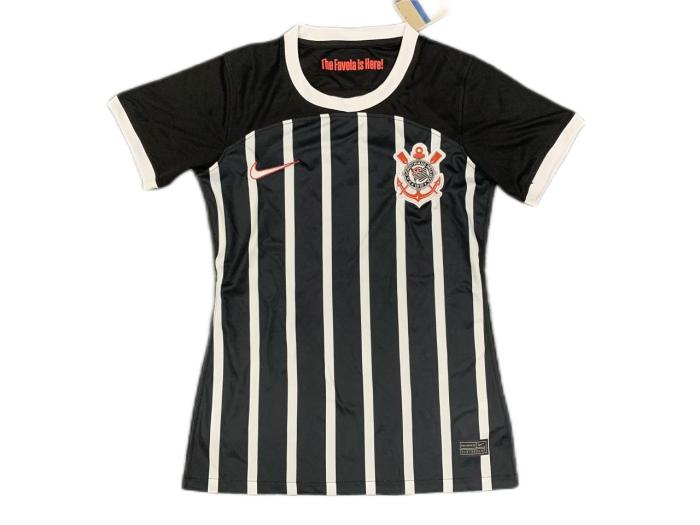 Corinthians Woman 23/24 Away Black/White Jersey