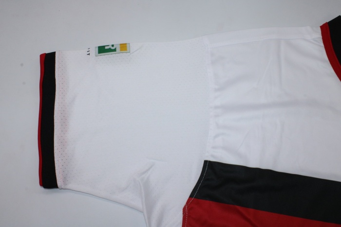 Flamengo 2001 Away White Soccer Jersey