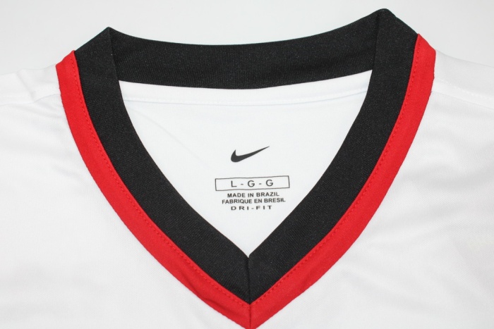 Flamengo 2001 Away White Soccer Jersey