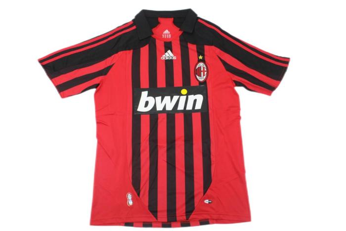 AC Milan 07/08 Home Soccer Jersey