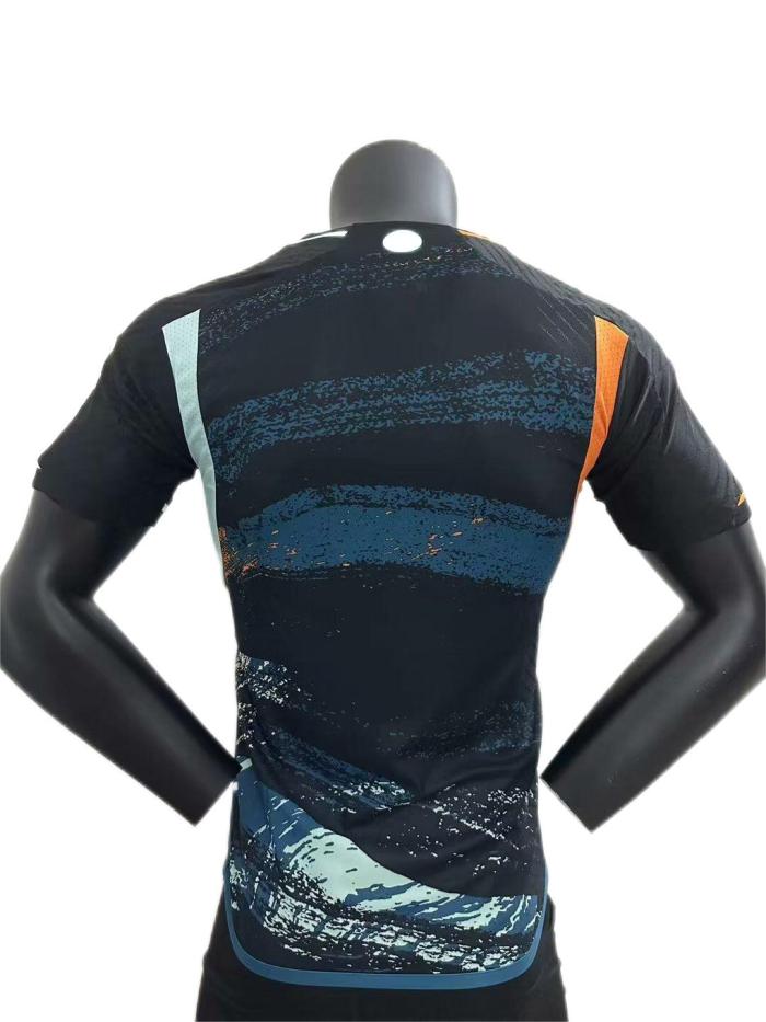 Argentina 2023 Away Black/Dark Blue Jersey(Player)