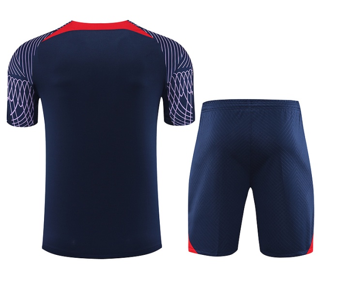 PSG 23/24 Navy Blue/Red Training Kit Jerseys