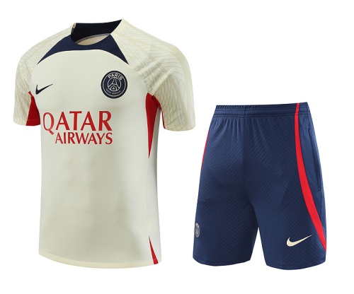 PSG 23/24 Cream Training Kit Jerseys
