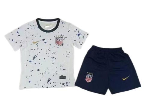 Kids-USA 2023 Home Soccer Jersey