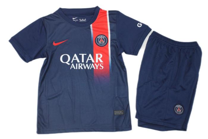 Kids-Paris St Germain 23/24 Home Leaked Soccer Jersey