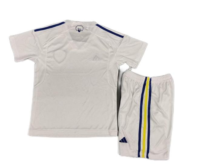 Kids-Leeds United 23/24 Home Leaked Soccer Jersey