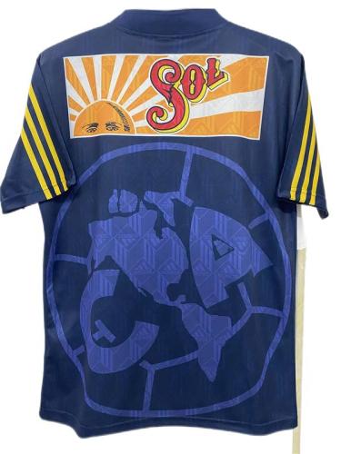 Club America 98/99 Away Navy Blue Soccer Jersey