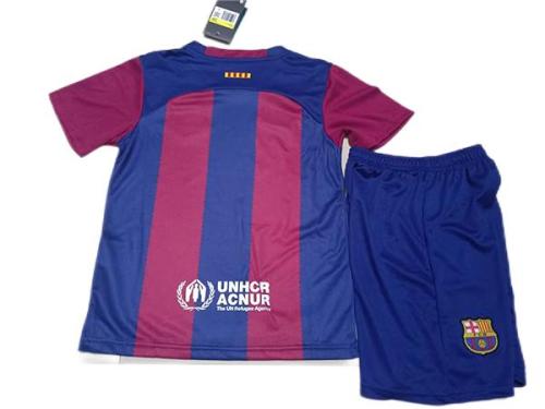 Kids-Barcelona 23/24 Home Leaked Soccer Jersey