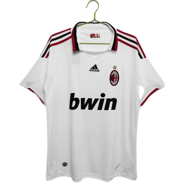 AC Milan 09/10 Away White Soccer Jersey
