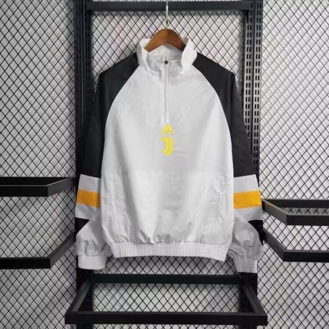 Juventus 23/24 Wind Coat - White/Black